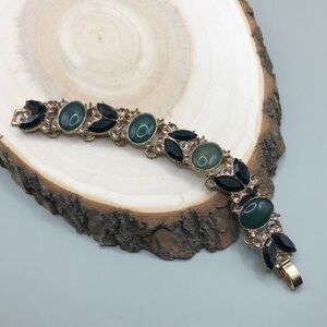 J.crew bejeweled statement costume bracelet.